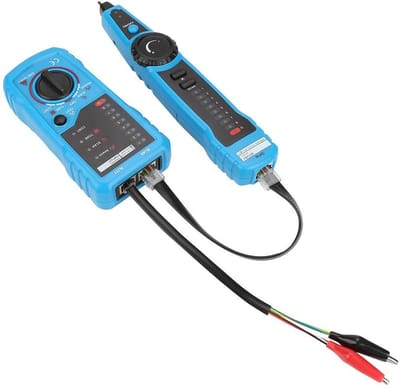 Dailygoody - RJ11 RJ45 Kabel Vinder - Multifunctionele Kabel Tracker - Handig en Efficiënt - Blauw - Netwerk Kabel Tester - Geschikt voor Thuisgebruik...