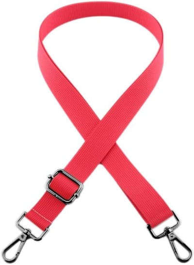 Verstelbare Schouderbanden voor Handtassen - 2 Stuks, 1 Inch Breed, Ideaal voor DIY Projecten, Canvas en Duurzaam, Rood
