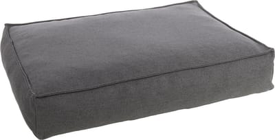 Orthopedische hondenkussen – Premium Line – Pure luxe hondenkussen 80 x 60 x 18 cm – Extra memory foam voor maximaal comfort – Flamingo Baldar Hondenkussen Donkergrijs