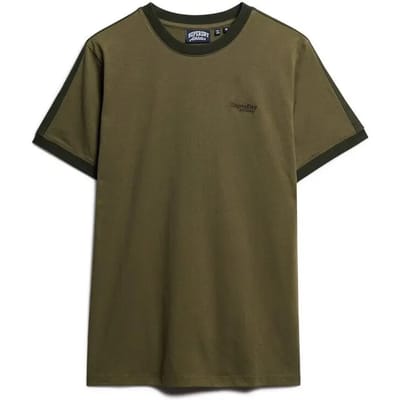 Superdry - Essential Retro T-shirt met logo - Heren - T-shirts