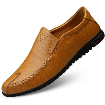 Grote Maten Lente en Herfst Vrije Tijd Leren Schoenen Heren Rundleer Echt Lederen Schoenen Antislip Comfortabele Slijtvaste Zachte Zool Schoenen 47