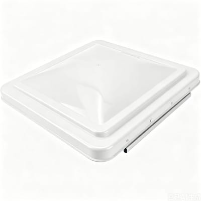 Vervanging Afdekking Dakluik Camper voor Ventline Vóór 2008 14x14 inch Camper Badkamer Dakluik Afdekking Wit wit