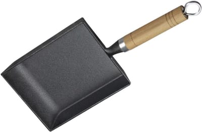 Koekenpan Vierkant - Ontbijtpan Grillpan - Lekker Ontbijten - Antiaanbaklaag - 37x15 cm - Assorti