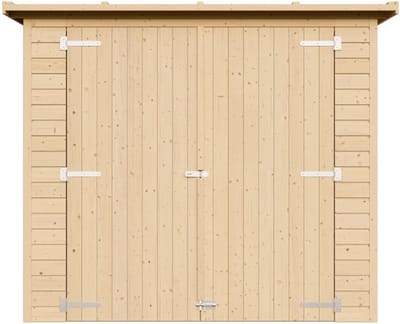 Timbela M348 - Houten tuinhuis - 2,1 m² - 123x223xH194 cm - zonder vloer