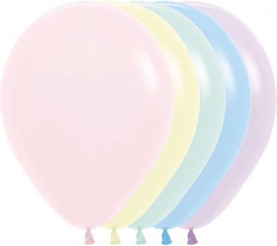 R12- Pastel Matte Assorted - 600- 12 Stuks