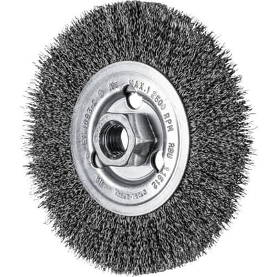 PFERD TOOLS Ronde borstel ongetordeerd RBU Ø 115 x 12 mm M14 staaldraad-Ø 0,30 voor haakse slijpers POS RBU 11512/M14 ST 0,30 43502201 1 stuk(s)