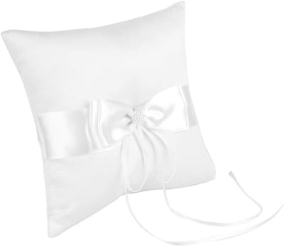 Elegante Ringkussen voor Bruiloft met Simulatie Parels - Ideaal voor het Dragen van Trouwringen en Ceremonies
