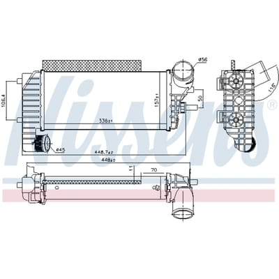 Intercooler NISSENS 96251