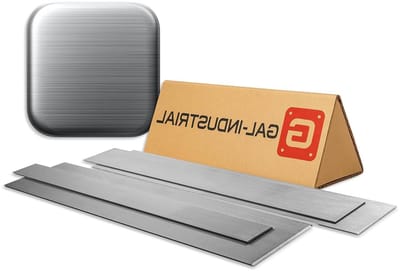 Aluminium Platte Staaf - Aluminiumprofiel - Meubelbouw Interieur - Geborstelde Afwerking - 100 cm - Aluminium