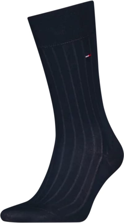 Tommy Hilfiger Herensokken Premium Rib Fil D'ecosse Dark Navy