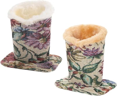 Pluche Brillenstandaard - Brillenhouder - Bureau Organisatie - Brede Stabiele Basis - 12.5 cm Breed - Diverse Kleuren