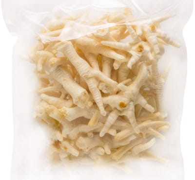Landman Gepofte Kippenpoten (600gr) - Hondensnacks - Hondensnoepjes - Kauwsnack hond