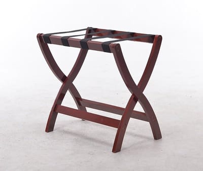 Opvouwbaar bagagerek - Kofferstandaard - Bagage organiseren - Stevig houten ontwerp - 60x40x60cm - Natuurlijk hout