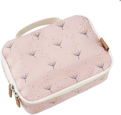 Fresk Kleine Koeltas Kind 2.5 L– Lunchtas Meisjes – Thermische Lunch Koeltas - Met Bestekvak - Waterafstotende Lunchtas - Roze - Dandelion