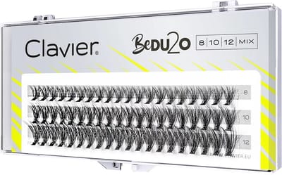BeDU2O Dubbele Volume wimpertrosjes Mix 8-10-12mm