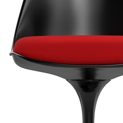 Knoll International Saarinen Tulip Armleunstoel - Tonus 4 (130) - bright red - zwart
