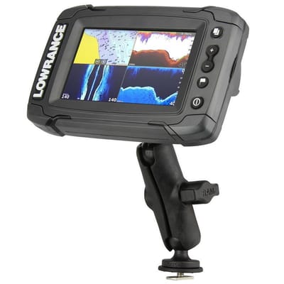 RAM Mount Track-Ball Montageset voor Lowrance Fishfinder Elite-4 & Mark-4