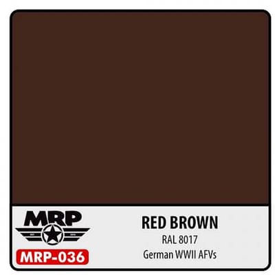Mr. Paint MRP-036 - Red Brown (RAL 8017) – 30 ml verf voor Airbrush & Detailwerk