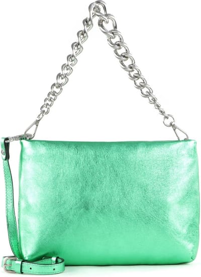GIANNI CHIARINI Leren Schoudertas Avondtas Brenda Crossbody Bag Smeraldo Groene