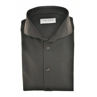 John Miller Overhemd Slim Fit  Groen 5142675