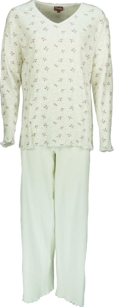 Medaillon Dames Pyjama - Doorknoop - Donker Blauw - Maat XL