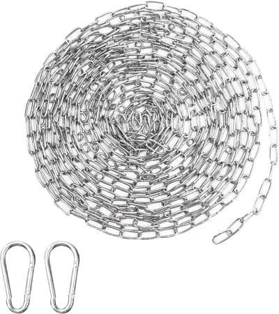 Roestvrijstalen ketting 1,5 mm - 6 meter voor omheiningen en kooien