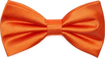 Ladeheid Vlinderdas - Strikjes voor Heren - Lengte: 12 cm, Breedte: 6 cm - Oranje - LA-EA-BMS