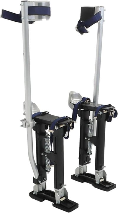 Gipsplaat Stelten - Verstelbare Stelt - Werkzaamheden Op Hoogte - Aluminium Legering - 15-23 Inch - Zwart
