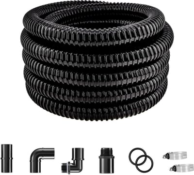 Dailygoods- Tuinslang 7.2m UV-bestendig - PVC Tuinslang - Tuin en Vijver - Geschikt voor Pompen - Weerbestendig - Flexibel en Kinkbestendig
