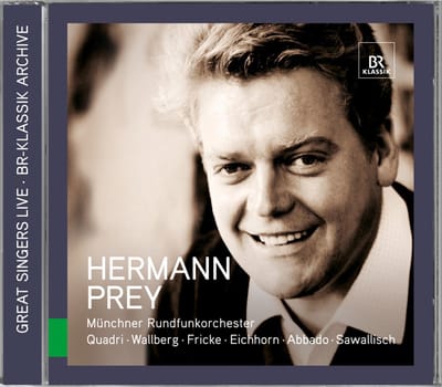 Hermann Prey, Münchner Rundfunkorchester - Great Singers Live (CD)