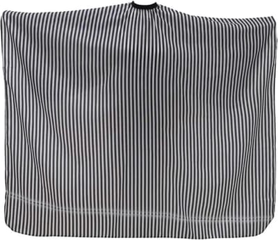 Livano Baardschort - Beard Bib - Scheerschort - Baard Cape - Kappersmantel - Kapmantel - Zwart/Wit