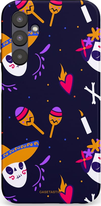 Casetastic Hoesje Geschikt voor Samsung A25 - Stijlvolle Beschermende Duo-layer Case - Muertos fiësta
