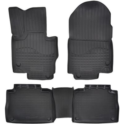 Tapis De Sol En Caoutchouc TPE - NORM Liners - Mercedes GLS X167 - Antidérapant - Résistant - Facile à nettoyer noir