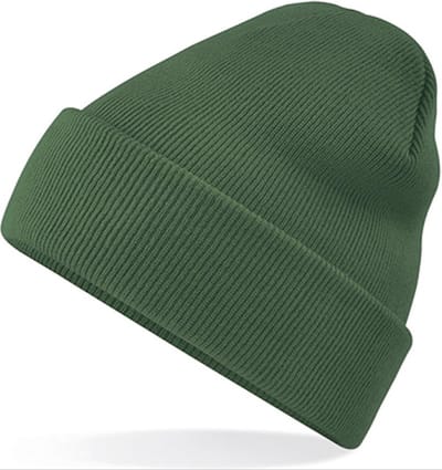 Muts - Beanie - Gehaakt - Wintermuts - Warm - 'Original Cuffed Beanie' - Mos groen - Jonyx