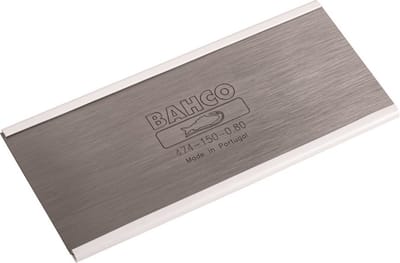 Bahco Schraapstaal - 0.8x125mm - koud gewalst/chroom-nikkel staal