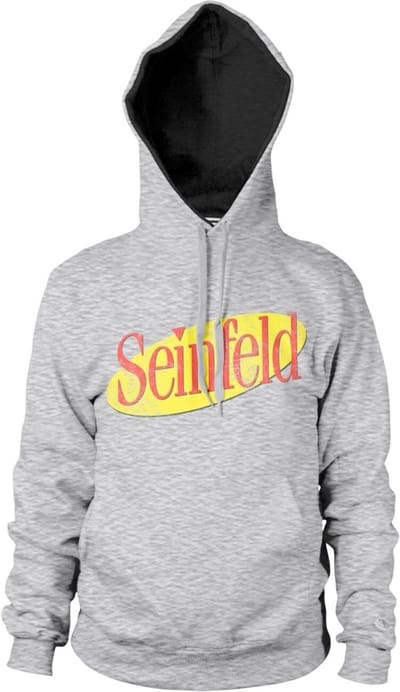 Seinfeld Hoodie/trui -M- Washed Logo Grijs