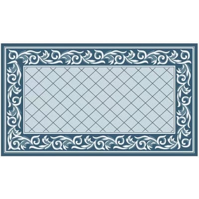 Tapis Absorbant en Terre de Diatomée Vent Nordique Salle de Bain Séchage Rapide Tapis Pieds Sales Lave-Mains Porte Toilettes Facile à Entretenir le Tapis 40 * 60Cm