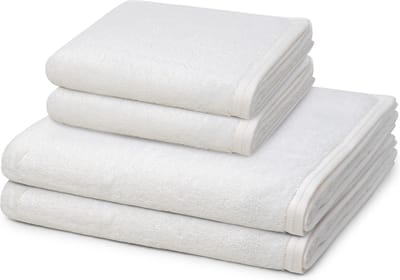 Vossen Sonstiges 2 X handdoek 2 X douchehanddoek - in set 4 pack Vegan Life