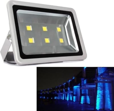 LED Bouwlamp / Schijnwerper - Blauw - 300 Watt - Buitenverlichting