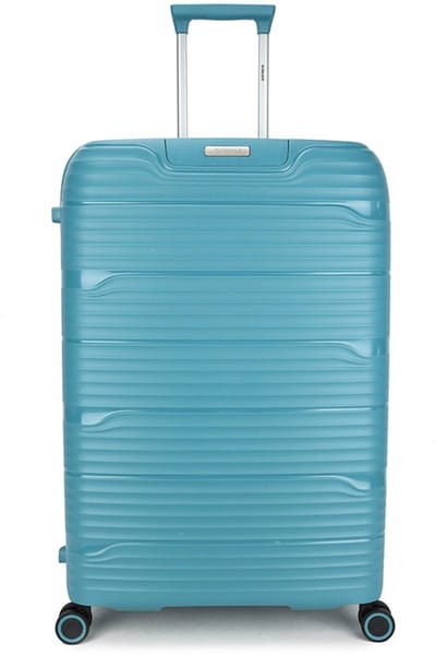 Decent EXPLORER Spinner TSA Reiskoffer 106 liter – Grote maat koffer 77X52,5X29,5 cm – Reiskoffer met wielen - Lichtgewicht koffer – Reiskoffer groot - Veilig TSA Cijferslot – Petrol