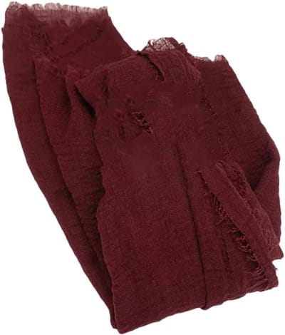 Dames Sjaal - Dunne Sjaaltjes - Casual Gebruik - Ademend Katoen - 175 cm Lengte - Effen Kleur