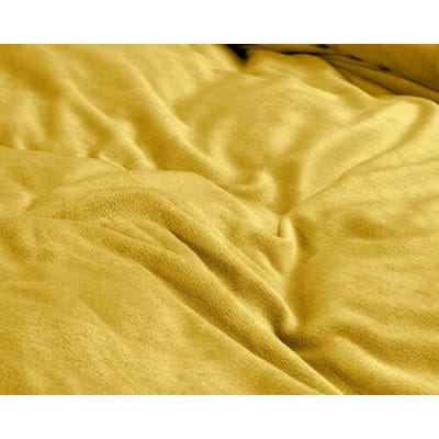 Sleeptime Velvet Touch - Dekbedovertrek - Eenpersoons - 140x200/220 + 1 kussensloop 60x70 - Goud