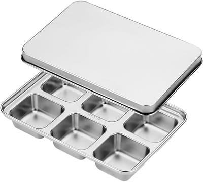 Kubus Ijsvorm - Whisky Ijsblokjes Mal - Dranken Koelen - Langzaam Smeltend - 20x15x6 cm - Zilver