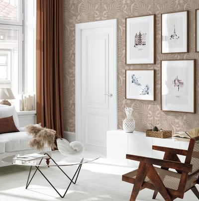 Annet Weelink Donna Floral Beige   8945004824462   Behang