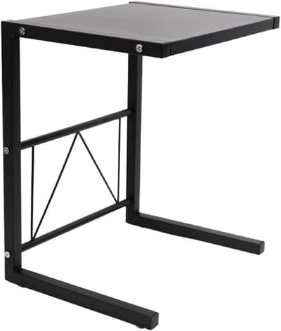 Keukenrek - Aanrecht organizer - Keuken opbergen - Stabiel metalen ontwerp - 36 x 28 x 40 cm - Zwart