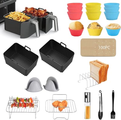 23 Stuks Airfryer Accessoires Set voor optimale Gezond Koken