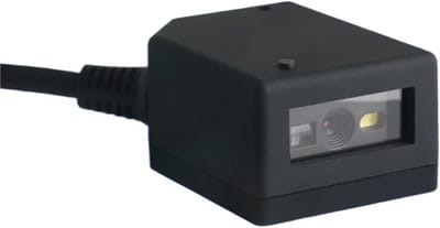 Bedrade QR-scanner - Barcodelezer Scanner - Magazijn Scannen - Vaste Motor - 1.5m Draad - Zwart