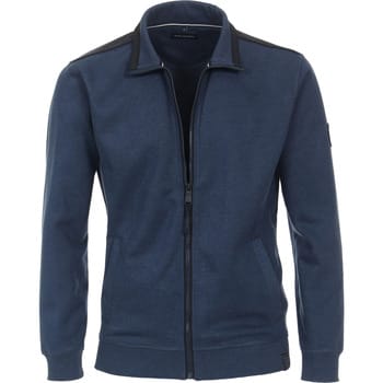 CASAMODA Sportvest Zip Blauw - Maat XL - Heren