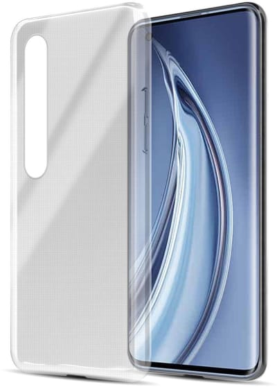 Cadorabo Hoesje geschikt voor Xiaomi Mi 10 / Mi 10 PRO in VOLLEDIG TRANSPARANT - Beschermhoes gemaakt van flexibel TPU Silicone Case Cover