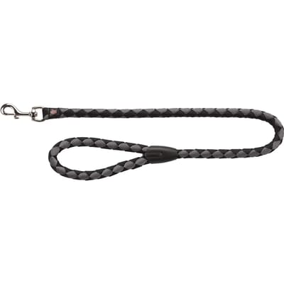 Trixie Cavo riem L-XL: 1,00 m/ø 18 mm zwart/grijs